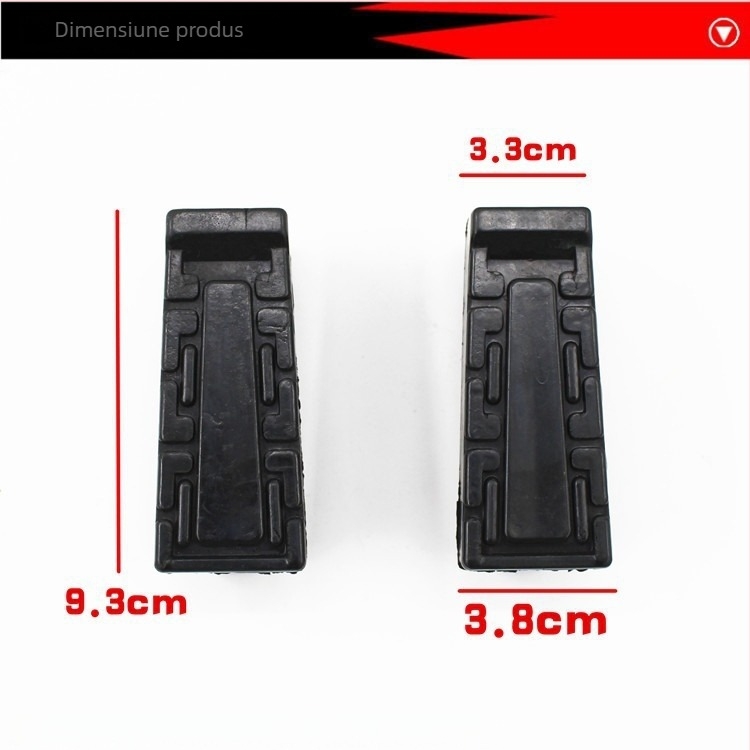 Capac pedal frontal din cauciuc pentru motocicletă – Mogelon TJ125JTP; compatibil cu Yamaha YBR125, Tianjian, Tianjun, Tianqi, Jinao