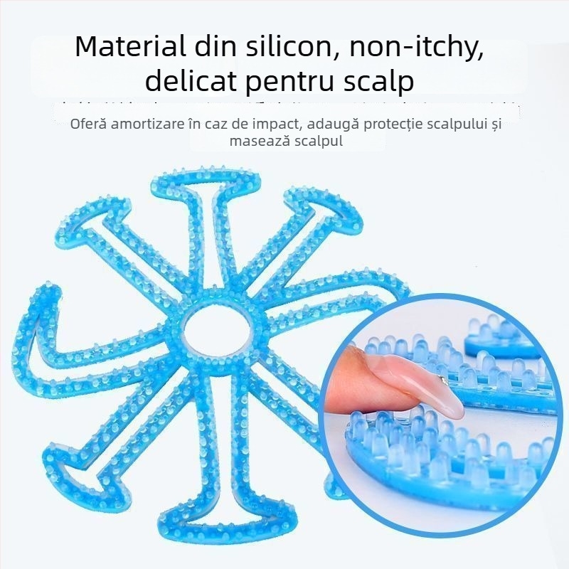 Pernă pentru cască din silicon - ventilată, anti miros, universal
