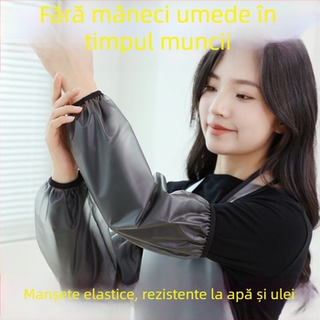 Manșete bucătărie TPU – impermeabile, rezistente la ulei și la murdărie, unisex, pentru toate sezoanele, echipament de lucru