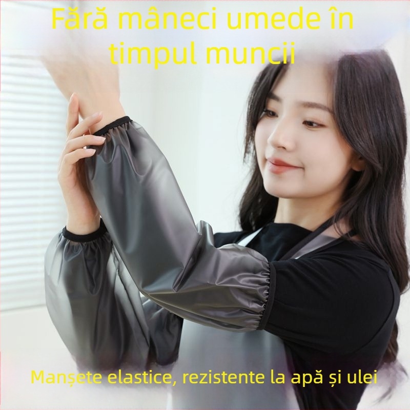 Manșete bucătărie TPU – impermeabile, rezistente la ulei și la murdărie, unisex, pentru toate sezoanele, echipament de lucru