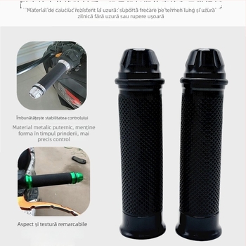 Carcasă pentru ghidonul motocicletei din aliaj de aluminiu – compatibil Haojue 125, protecție accelerație, piesă de modificare