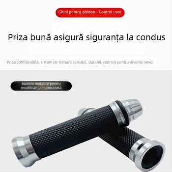 Carcasă pentru ghidonul motocicletei din aliaj de aluminiu – compatibil Haojue 125, protecție accelerație, piesă de modificare