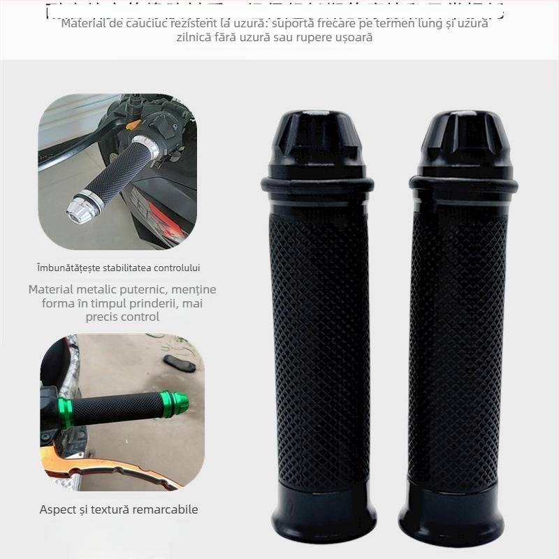 Carcasă pentru ghidonul motocicletei din aliaj de aluminiu – compatibil Haojue 125, protecție accelerație, piesă de modificare