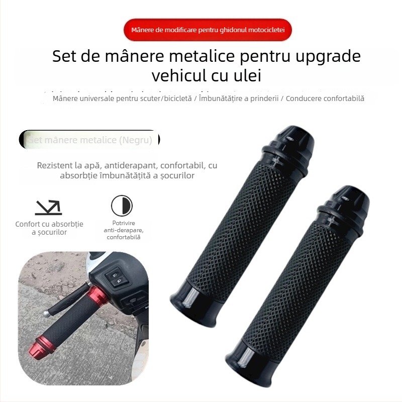 Carcasă pentru ghidonul motocicletei din aliaj de aluminiu – compatibil Haojue 125, protecție accelerație, piesă de modificare