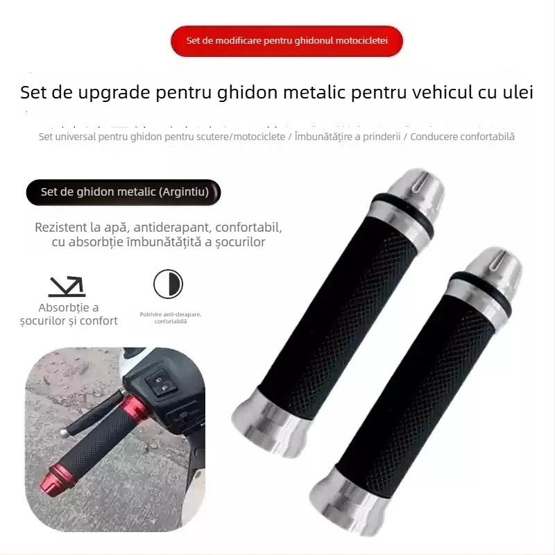 Carcasă pentru ghidonul motocicletei din aliaj de aluminiu – compatibil Haojue 125, protecție accelerație, piesă de modificare