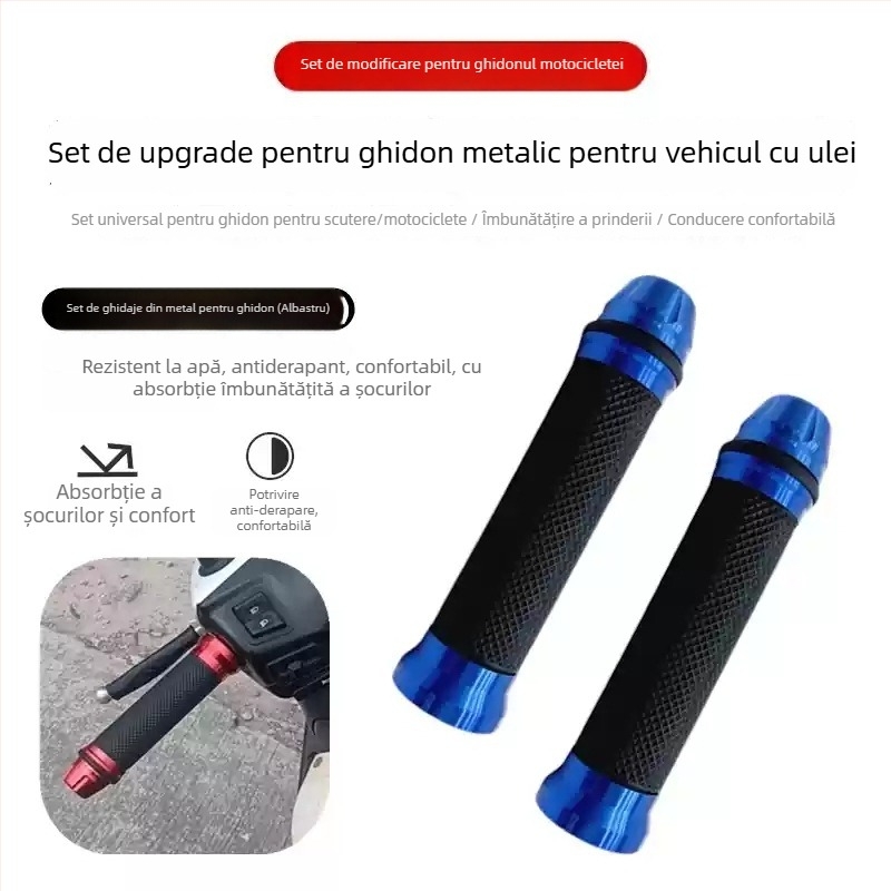 Carcasă pentru ghidonul motocicletei din aliaj de aluminiu – compatibil Haojue 125, protecție accelerație, piesă de modificare