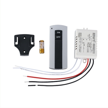 Gonka Guangjia întrerupător fără fir cu 1 canal, design clasic simplu și compact, temperatură de funcționare până la 85°C, potrivit pentru iluminare variată, săli de expoziții și holuri; număr material JL-C02-1 road