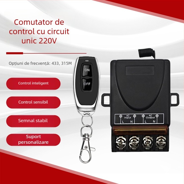 Golden Lion Mai întrerupător wireless cu telecomandă - intervalul de temperatură -20 până la 70°C, CE certificat, întrerupător cu telecomandă