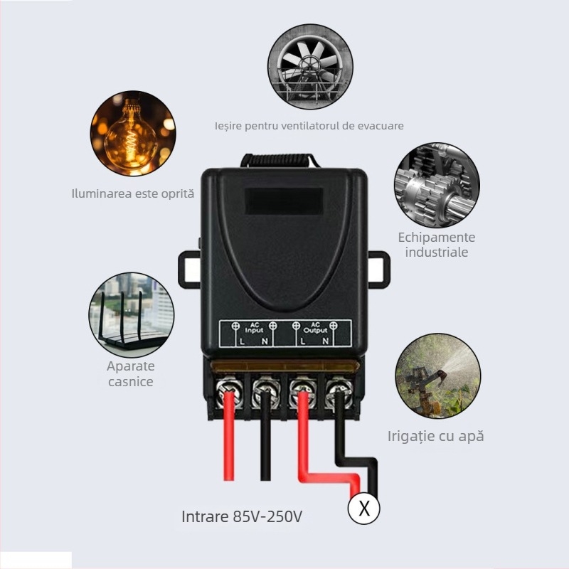 Golden Lion Mai întrerupător wireless cu telecomandă - intervalul de temperatură -20 până la 70°C, CE certificat, întrerupător cu telecomandă