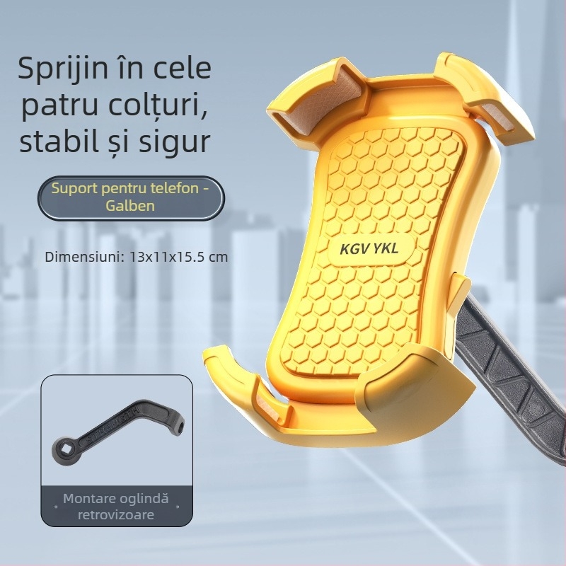 Suport auto pentru telefon mobil, Kraft 003, potrivire universală (Brand Kraft, Model 003, Compatibil cu modele generale)