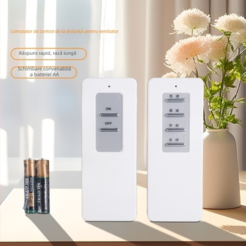 Ventilator wireless cu telecomandă JANX, temperatură de funcționare 0-40°C, întrerupător la distanță