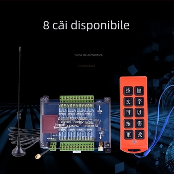 LGW-W6RX-220V Intrerupător de control wireless cu funcții Inching, Blocare automată și Interblocare pentru cutie de distribuție industrială
