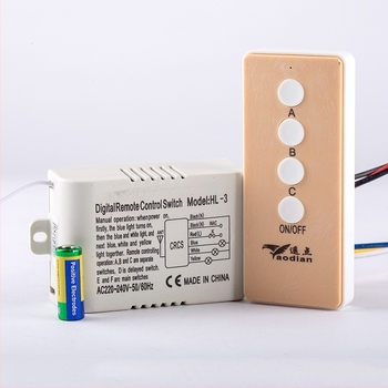 Little Bayden întrerupător digital cu telecomandă, 220V, canal unic, wireless prin perete, certificat CE