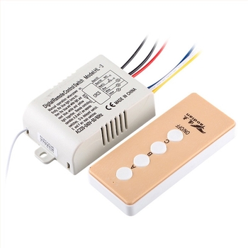 Little Bayden întrerupător digital cu telecomandă, 220V, canal unic, wireless prin perete, certificat CE