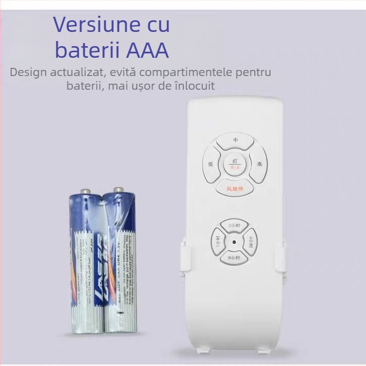 Sanyue Lighting Telecomandă pentru lumină și ventilator de tavan - receptor pentru ventilator de tavan, -40°C până la 85°C, întrerupător wireless