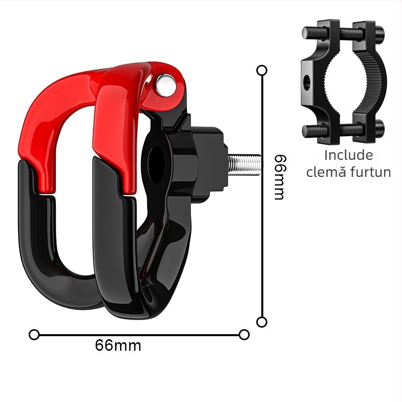 Cârlig pentru vehicule electrice, aliaj de aluminiu, accesoriu universal multifuncțional pentru montare frontală
