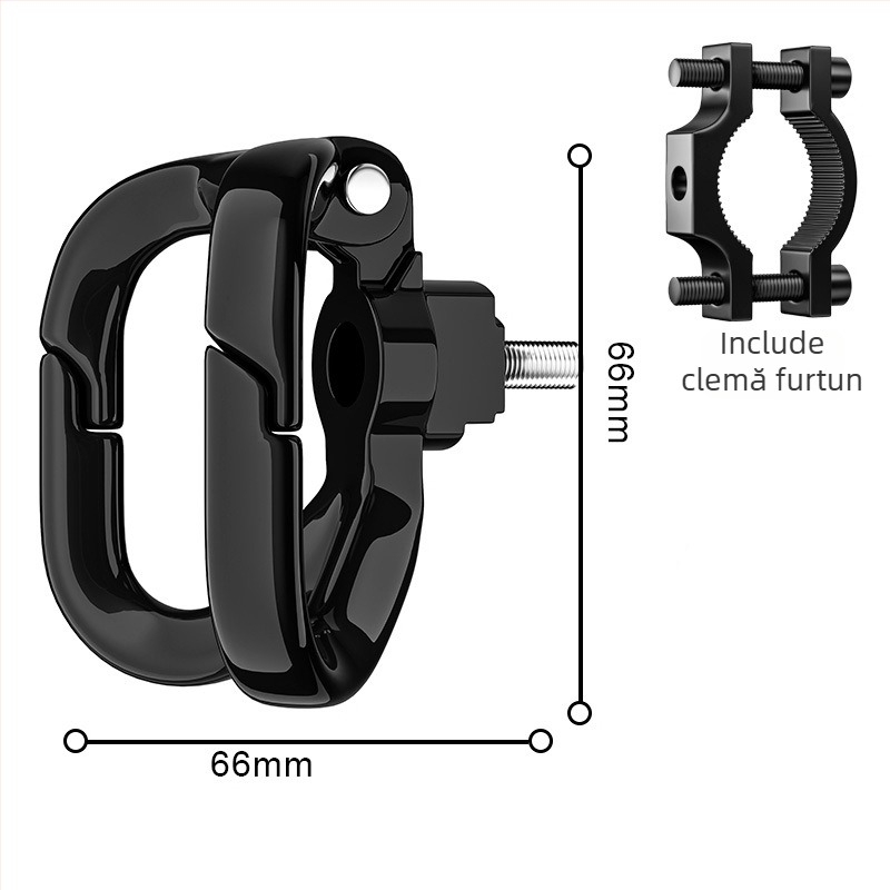 Cârlig pentru vehicule electrice, aliaj de aluminiu, accesoriu universal multifuncțional pentru montare frontală