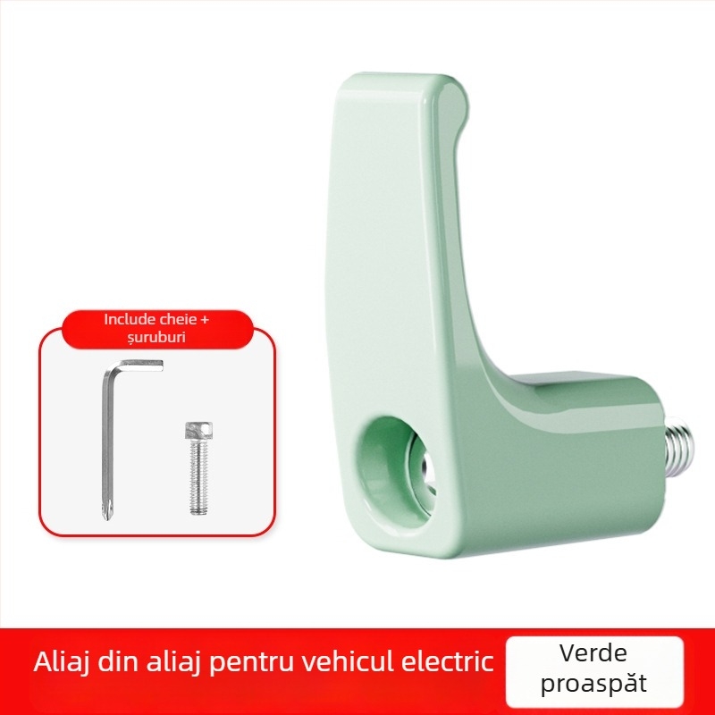 Cârlig pentru vehicule electrice, aliaj de aluminiu, accesoriu universal multifuncțional pentru montare frontală