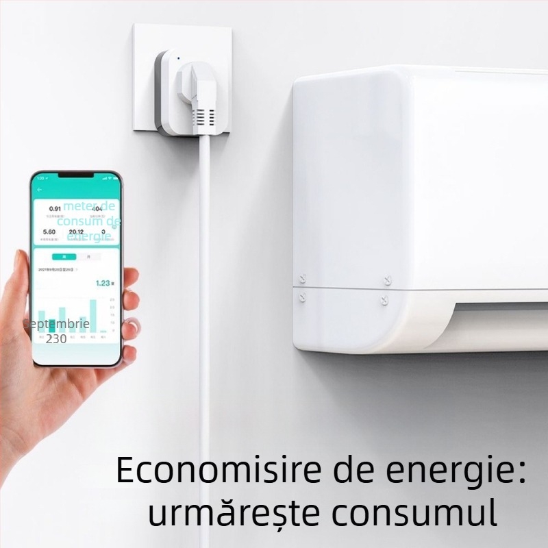 Priză inteligentă pentru aer condiționat — 16A, AC110/250V, 2200W, corp din cupru, 89 g