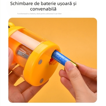 Ascuțitor electric de creioane, design animal, model 60, din plastic