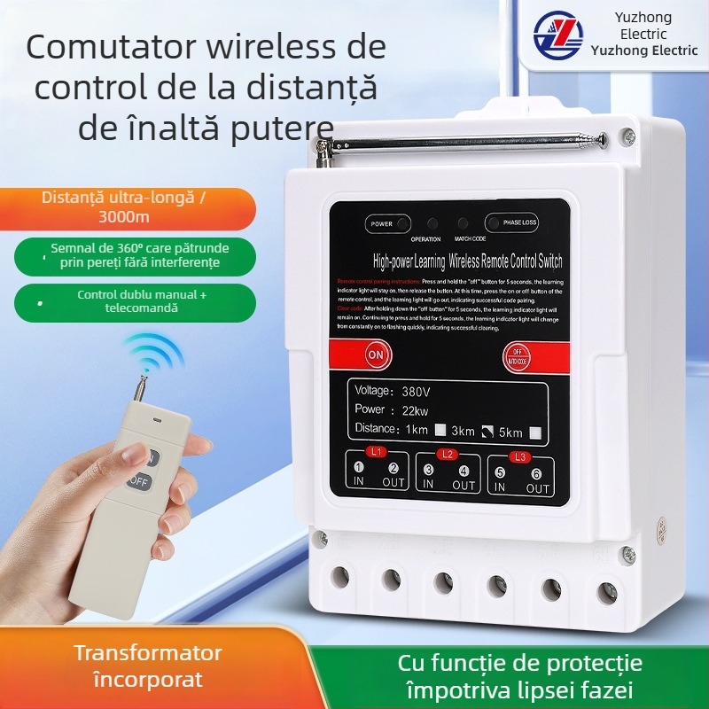 Intrerupător de control la distanță pentru motor de pompă de apă (-20…50°C)