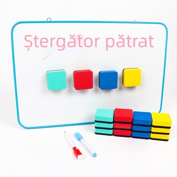 Radieră magnetică pătrată pentru tablă albă, cu spate EVA și suprafață din material felt — Xinbao