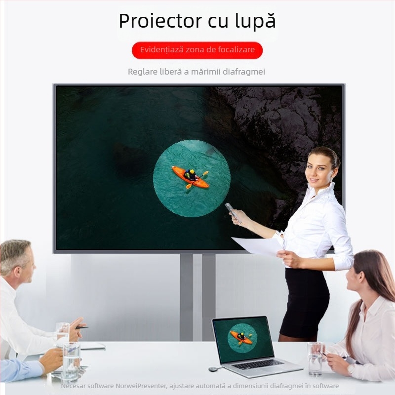Norwii stilou laser PPT wireless pentru schimbarea paginilor, pentru profesori, ABS+PC, imprimare logo și personalizare