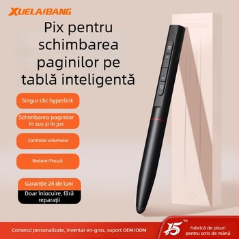 XUELAIBANG dispozitiv de demonstrație pentru predare, stilou flip cu laser infraroșu F21, din aliaje/metale, sursă de lumină roșie