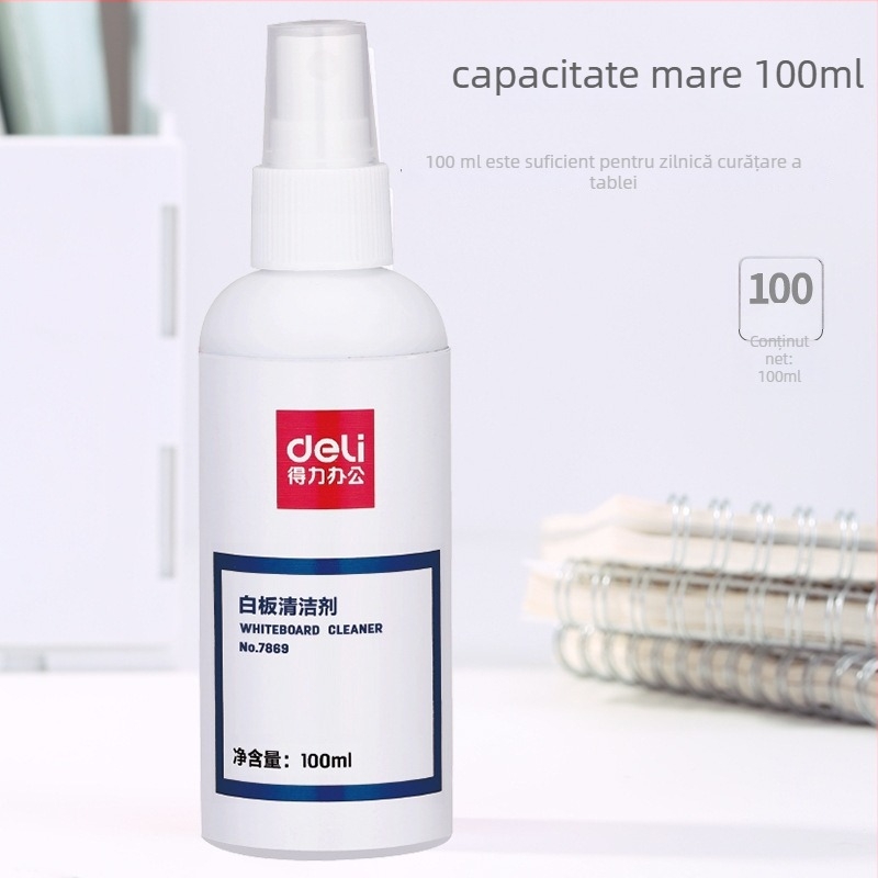 Effective Spray curățător pentru tablă albă – elimină urmele de marker