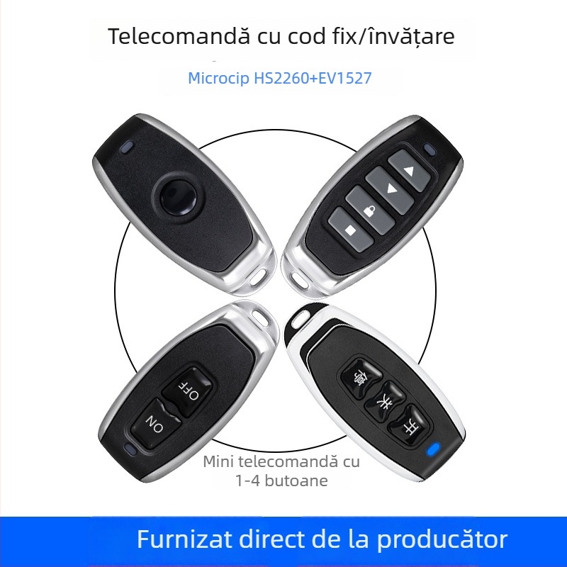 Întreruptor wireless cu un singur canal, tensiune largă 220V/110V, pentru pompă de apă, temperatură de funcționare -40°C până la +50°C, certificat CE