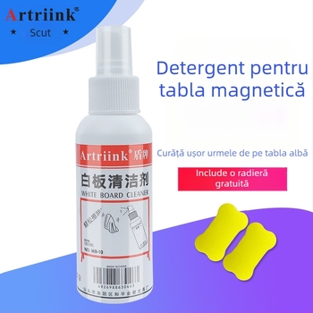 Shield Spray de curățare pentru tablă albă – suprafață de ștergere din plastic, recipient din sticlă