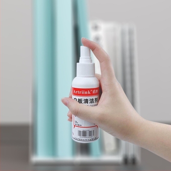 Shield Spray de curățare pentru tablă albă – suprafață de ștergere din plastic, recipient din sticlă