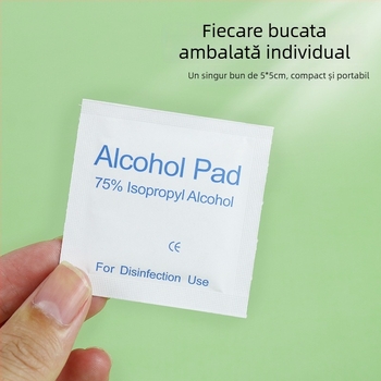 Șervete cu 75% etanol – All-in-One set pentru curățare: telefon, unghii și accesorii pentru urechi, curățare și dezinfectare