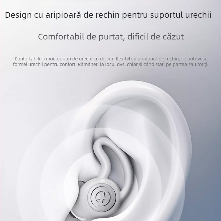 Dopuri de urechi din silicon pentru izolare fonică - în urechi, impermeabile, NRR 35