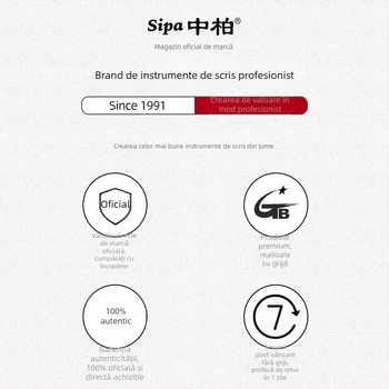 Marker pentru tablă albă SW599 cu radieră, set de 8 culori, carcasă din plastic, lățime linie 1.5-2.0 mm, Sipa/Zhongbai