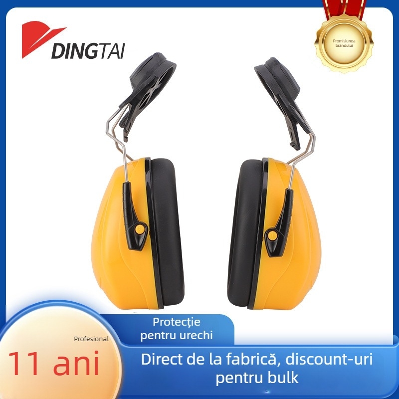 Protecție auditivă pentru urechi Earmuffs, carcasă ABS, nivel industrial, pentru șantiere