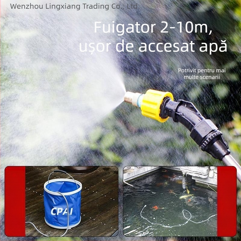 Lingxiang Stropitor electric pentru irigare, pulverizator plastic pentru grădină