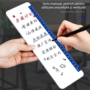 Tablou de note magnetic bidirecțional pentru monitorul calculatorului, șters, din material regenerabil