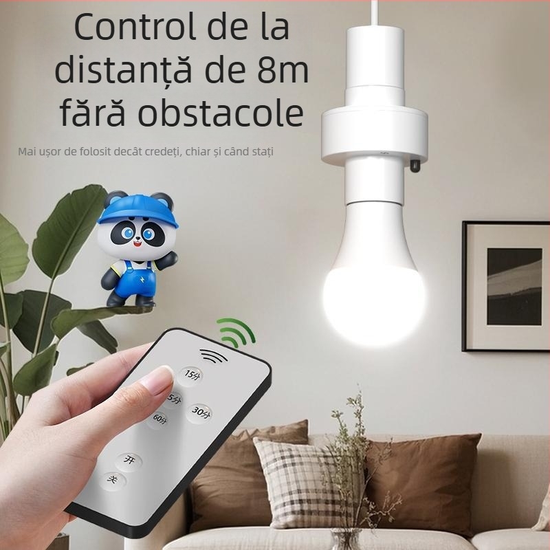 Suport de lampă cu telecomandă wireless pentru uz casnic, marcă puxi, tip întrerupător: control de la distanță