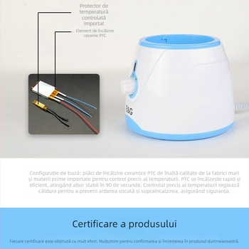Xikabon/b&g Dispozitiv casnic de aburi pentru nas și față, cu pulverizare pe bază de plante, abur fierbinte, 61–120 s timp de ceață, 5+ niveluri