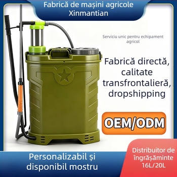 Xinmantian stropitor de spate pentru agricultură, pulverizator manual cu 2 duze, dimensiuni 380×210×490 mm, protecția plantelor