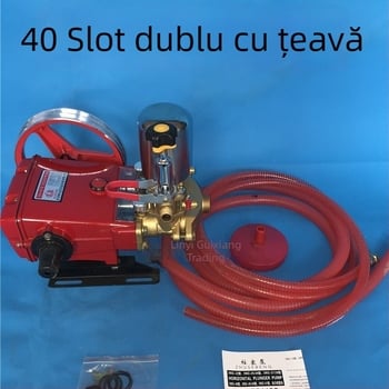 Tip 40 Pompă cu plunjer cu trei cilindri pentru stropit — Sunong, debit 34-39, pentru protecția plantelor, 1 an de asistență post-vânzare