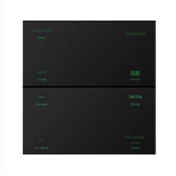 Întrerupător wireless inteligent cu Bluetooth Mesh, conectare la aplicația Mijia, control dual, fără cabluri