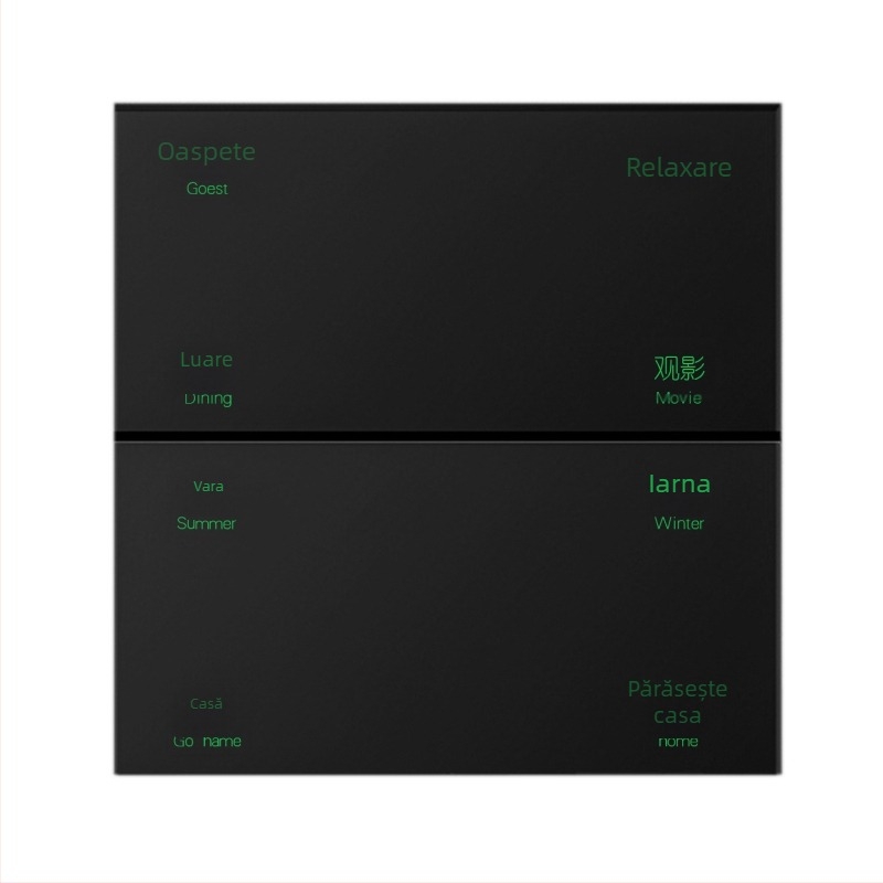 Întrerupător wireless inteligent cu Bluetooth Mesh, conectare la aplicația Mijia, control dual, fără cabluri