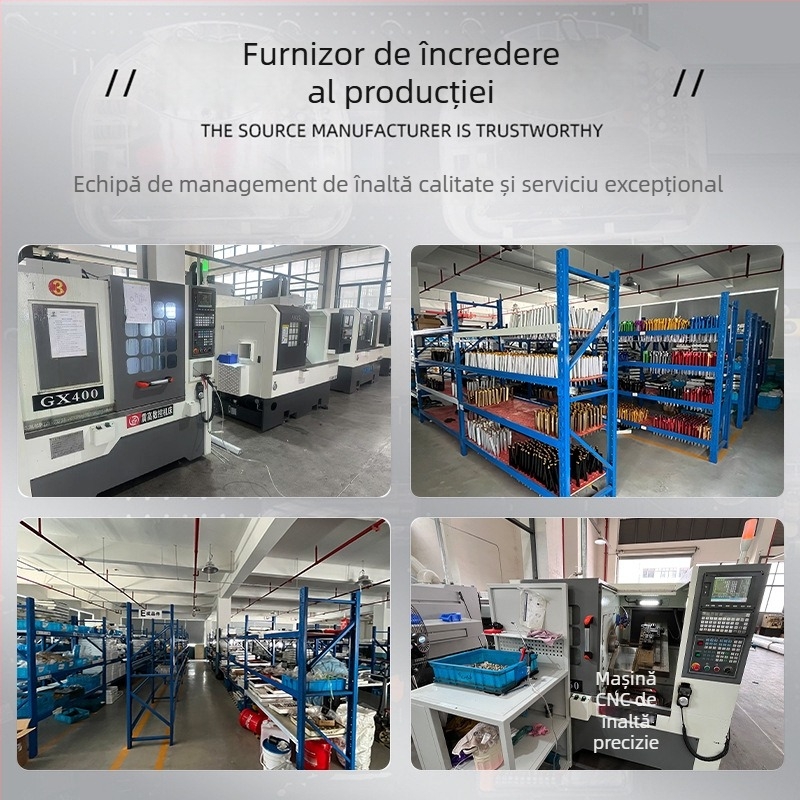 Tsann Kuen LD-01YL Set universal de pârghii pentru motocicletă în stil bullhorn, cap turnat, reglaj în șase poziții pentru frână cu disc și ambreiaj