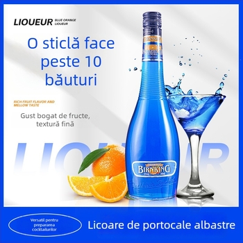 Lichior cu aromă de albastru-portocaliu, 700 ml, pentru cocktailuri