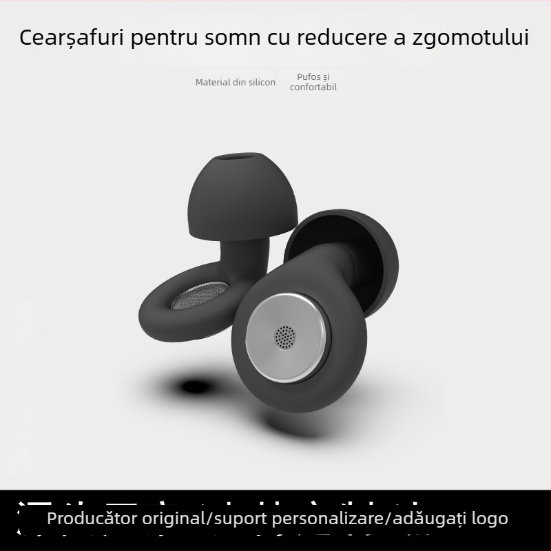 Dopuri de urechi pentru somn, silicon, 48% reducere a zgomotului, EN352-2, pentru somn și lucru