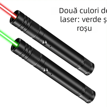 Punct laser 710 USB reîncărcabil, rază >500 m, lungimi de undă 532/650 nm, baterie litiu, ieșire punct unic