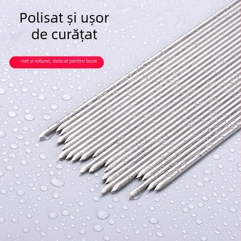 Harden 304 oțel inoxidabil rond frigărui pentru grătar – frigărui de miel, furci pentru grătar