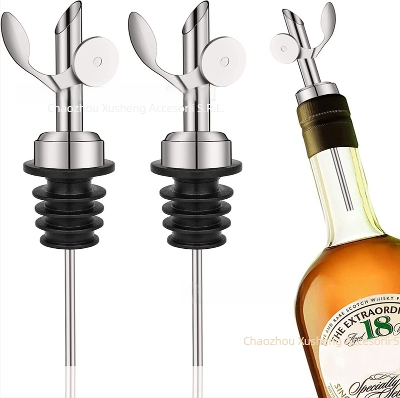 304 oțel inoxidabil: dozator gravitațional cu capac etanș, design anti-stropire, ieșire multiplă pentru ulei, vin și cocktail
